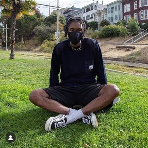 Navy Wool TramMet Barcelona Crewneck